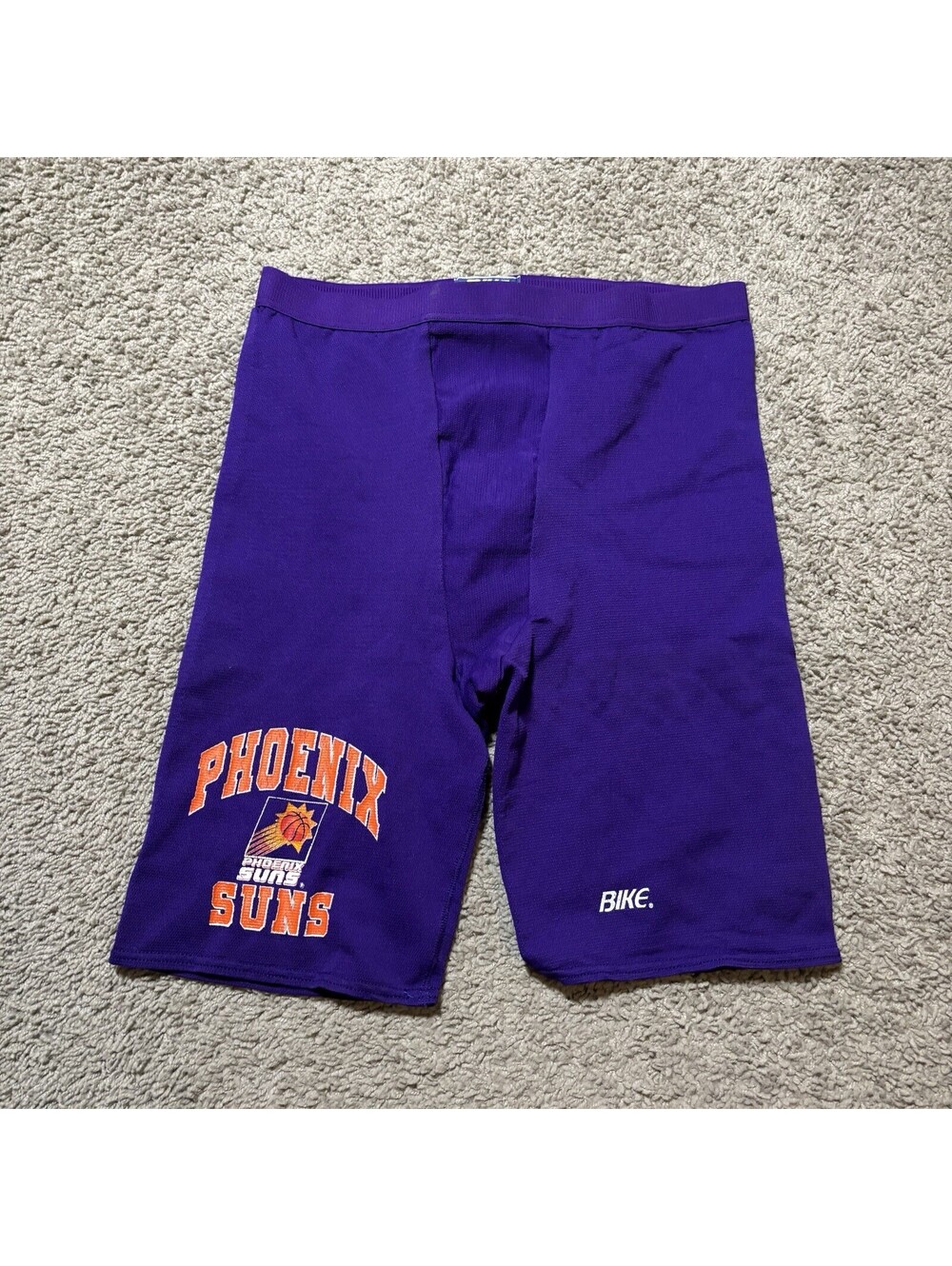Vintage 90s Bike NBA Phoenix Suns Compression Shorts Purple Mens Large USA